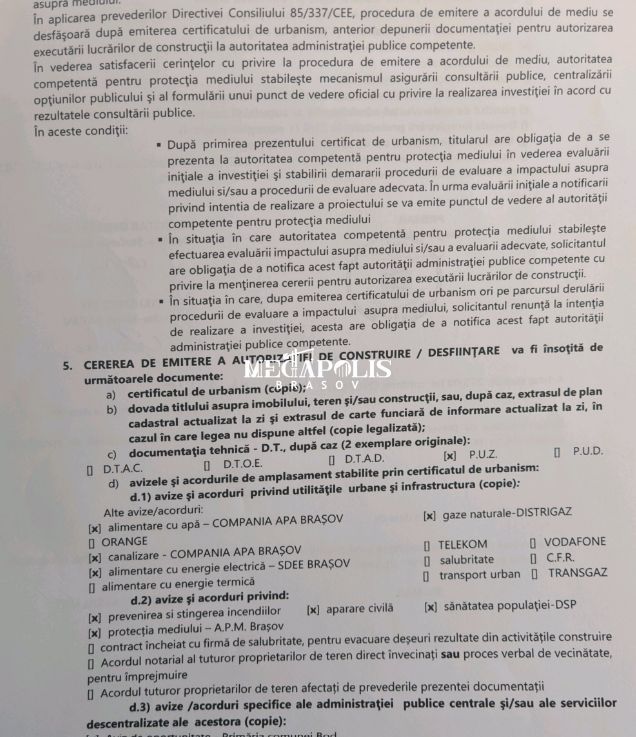 Teren BOD Intravilan 18 Euro/M2 - Poză 3