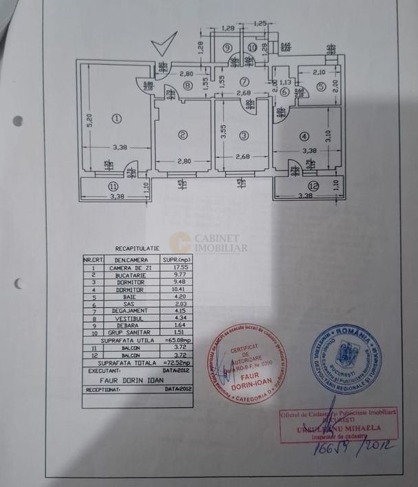 3 camere | Decomandat | 72 mp | Piața Muncii - Poză 12