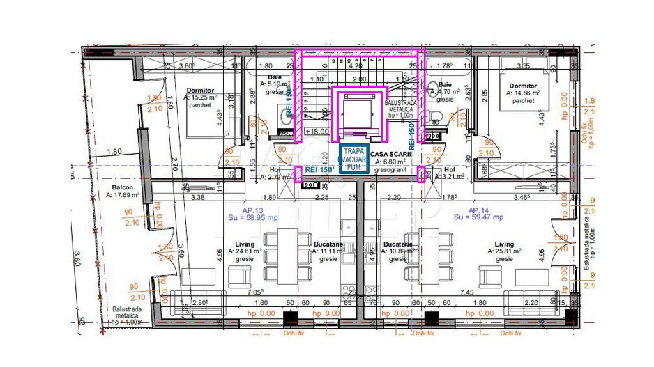 Vanzare 3 camere 65 mp , imobil nou,  Marasti, zona benzinaria MOL - Poză 4