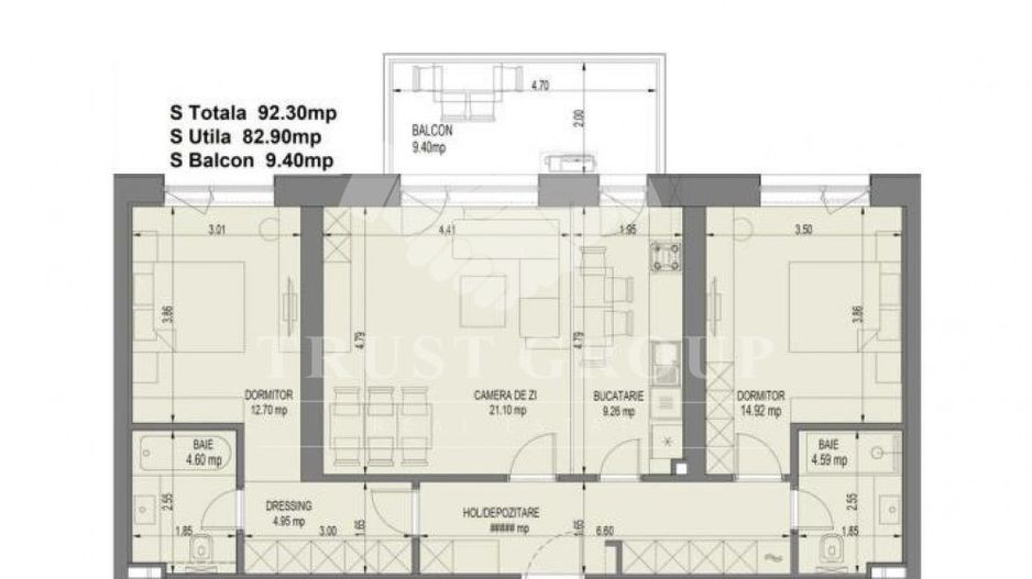 Apartament 3 camere Aviatiei / Loc de parcare - Poză 1