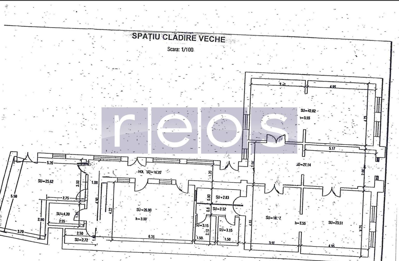 Cladire 1100 mp construiti zona centrală - Poză 5