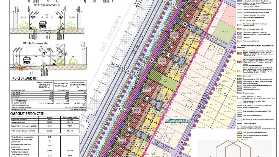 Teren Mosnita Noua cu PUZ aprobat- 104 apartamente 32 duplexuri 4 case - Poză 6