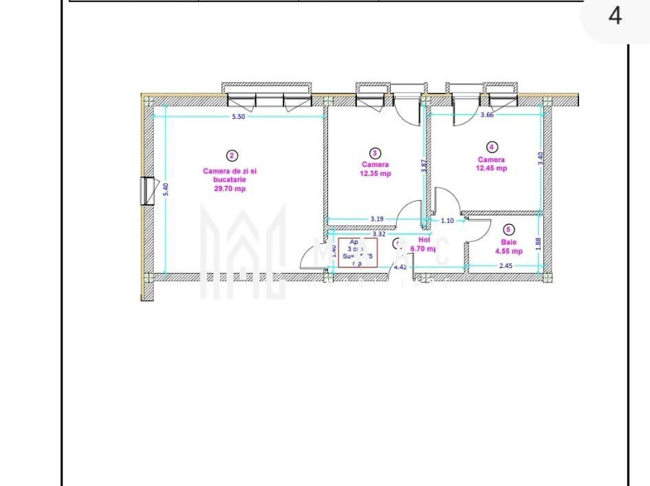 Spațiu birouri | 3 camere | 66MPU | Doamna Stanca - Poză 7