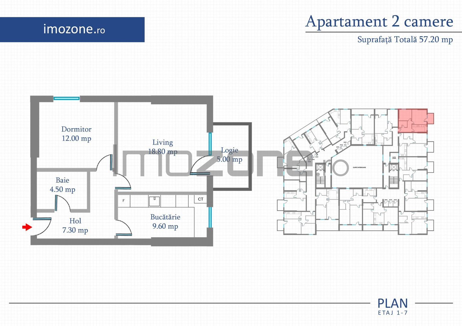 Apartament 2 Camere | 65 mp | Bloc Nou | Metrou Pacii / Preciziei | Militari - Poză 17