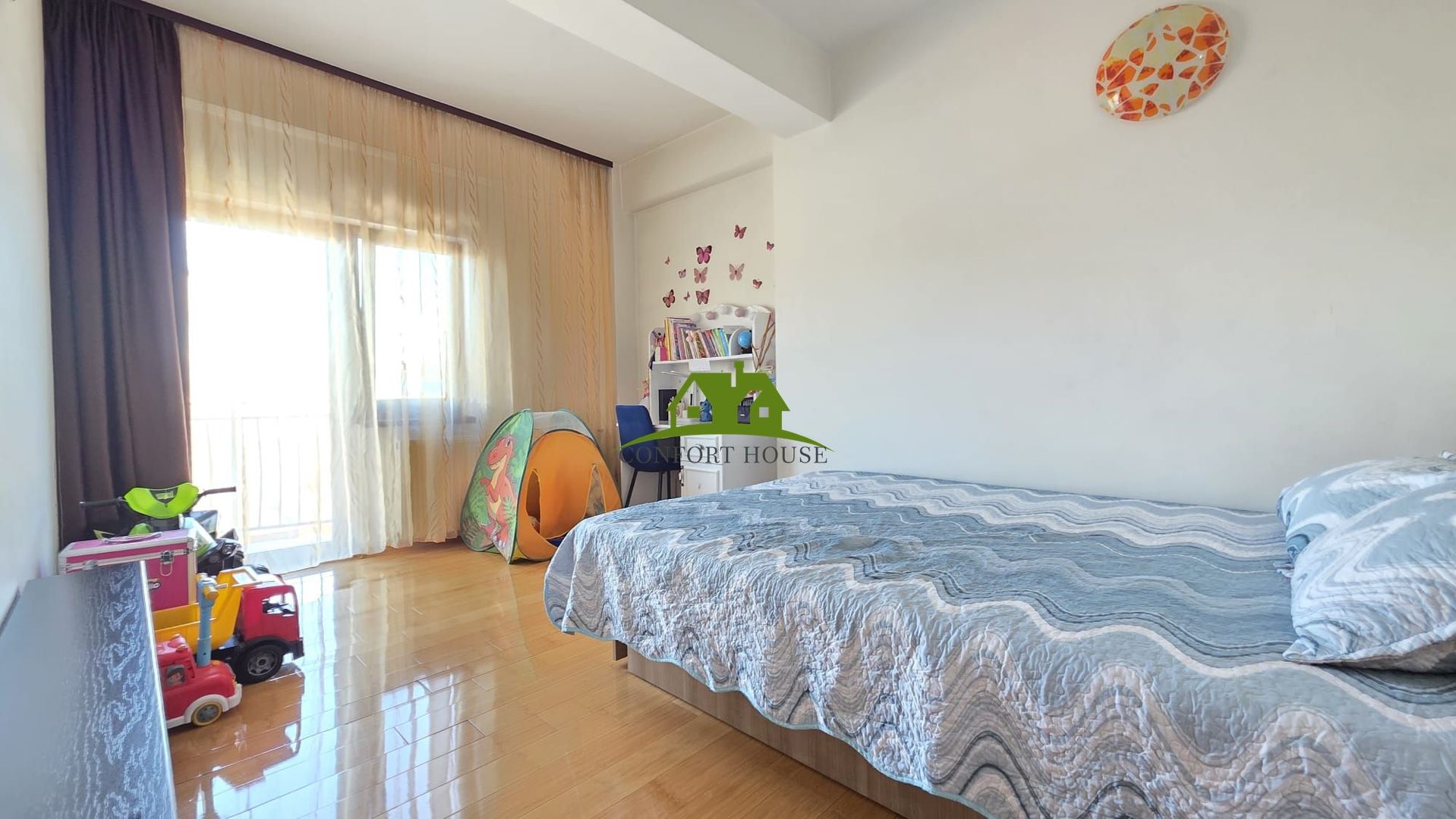 AP. 95mp la Et.2 cu 3 camere si 2 balcoane -complet utilat-zona Nord - Poză 5