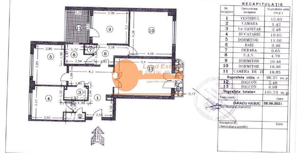 Apartament cu 4 camere Unirii - Vedere libera - Poză 12