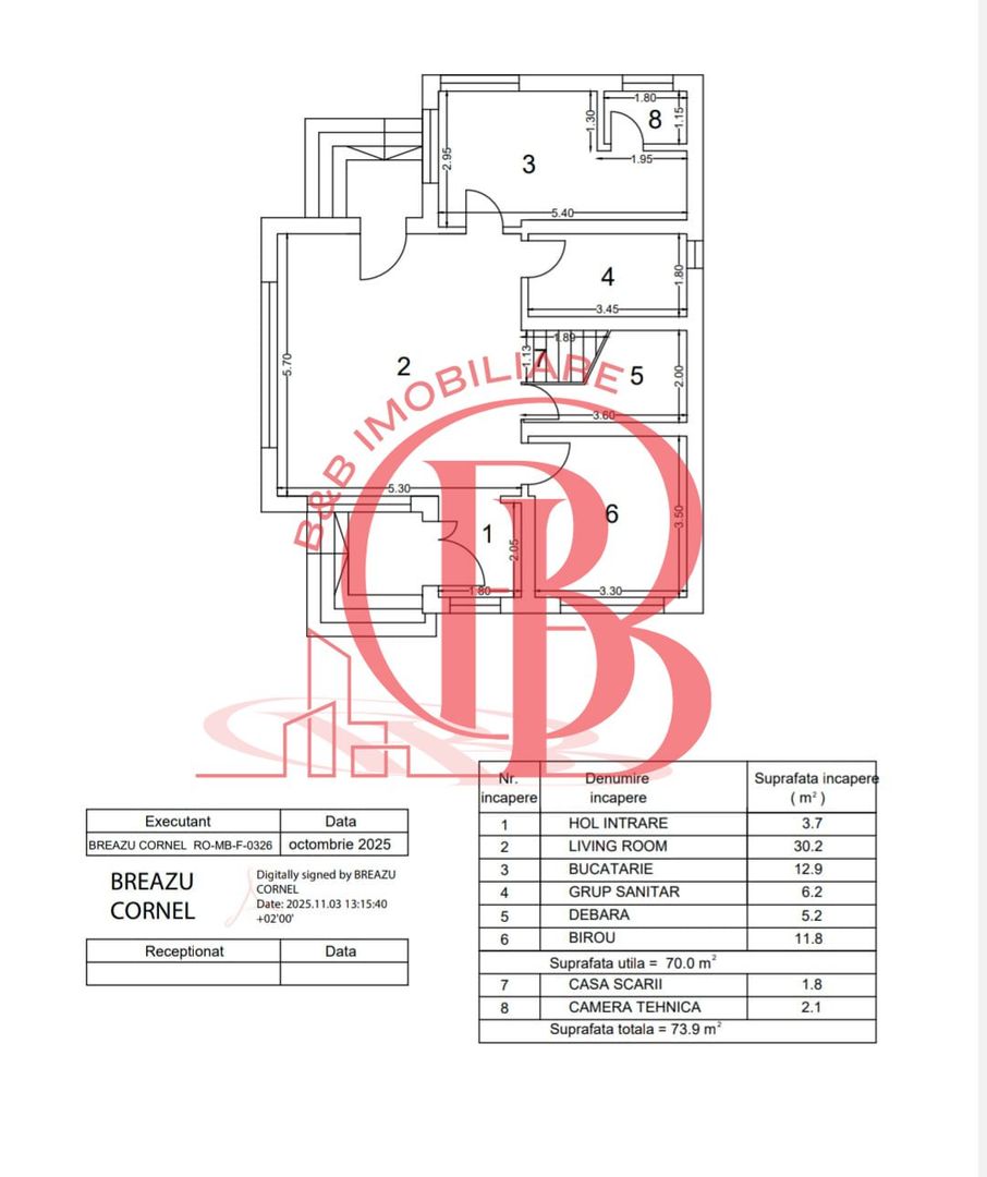 Casa complet mobilata 5 camere 3 bai curte generoasa - Schiță 36