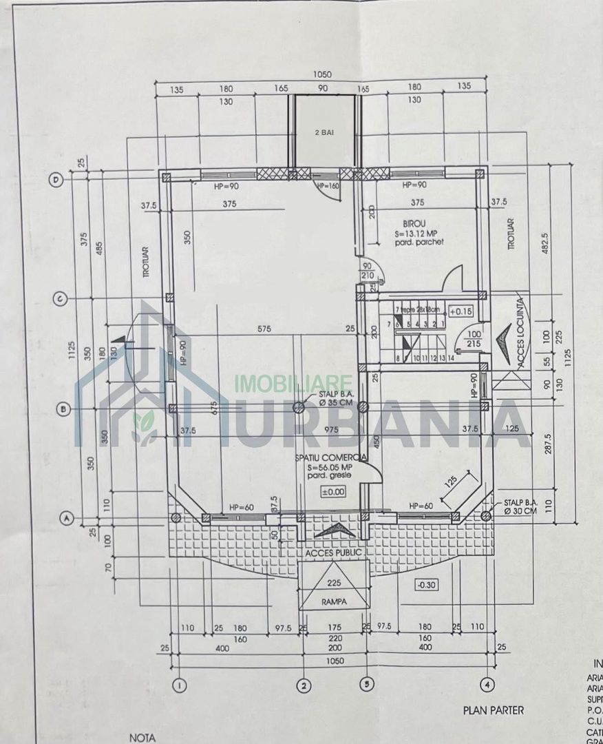 Spațiu comercial de închiriat, parter, 116 mp, zona CUG, Iași - Poză 2