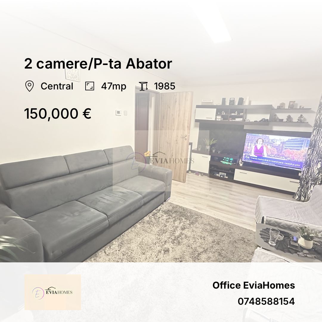 2 camere/P-ta Abator - Poză 1