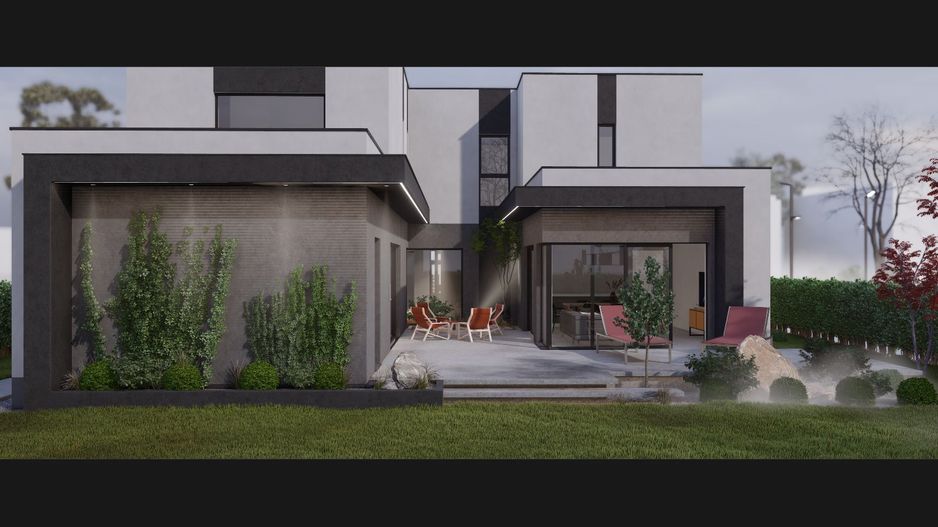 Locuinta individuala in stil contemporan - Poză 2