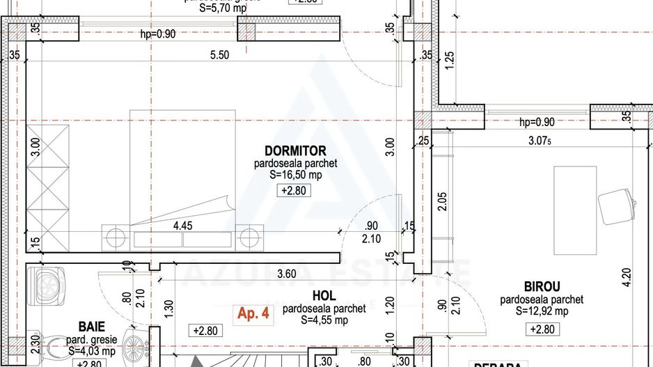 Casa moderna 3 camere 2 bai si curte 170 mp in zona Arhitectilor - Poză 14