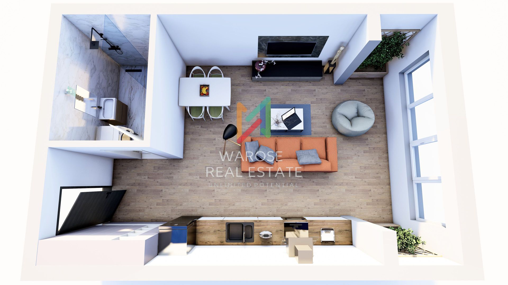 0% Comision | Garsoniera noua | Codlea | 38 mp - Poză 3