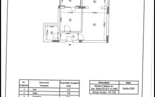Apartament 2 camere, imobil nou | zona Crișul Repede, Bragadiru - Schiță 6