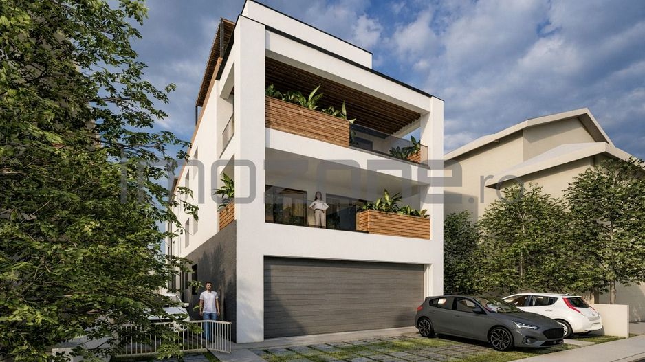 4 camere cu terasa de 22 mp, 3 bai, etaj 1/3, FINISAT MODERN,  COMISION 0% - Poză 1