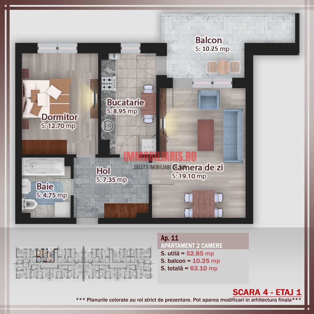 L. Rebreanu-Metrou - Zona Verde - Fara Comision - Schiță 2