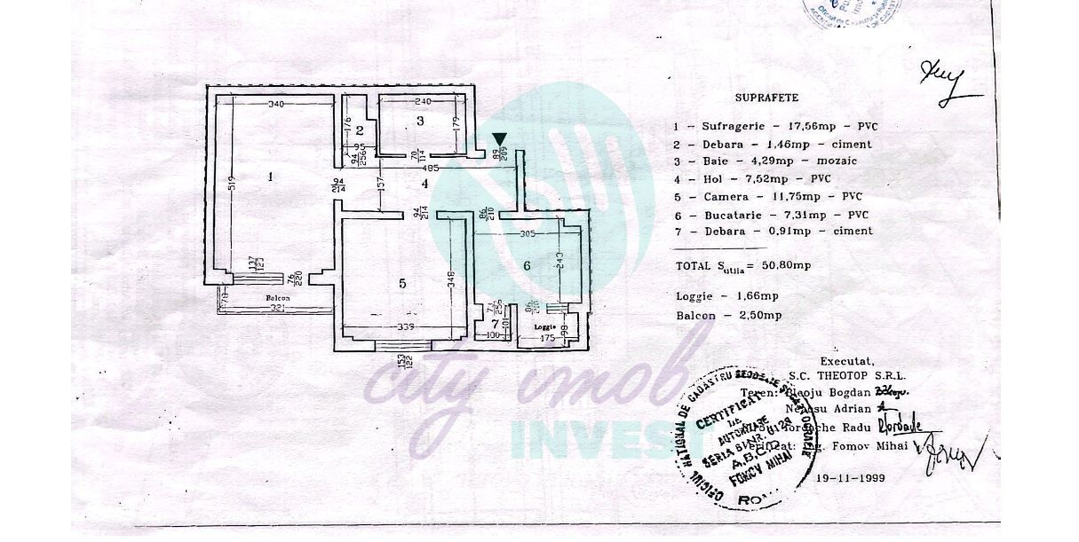 2 camere eficient impartite vis-a-vis de PARC - Poză 9
