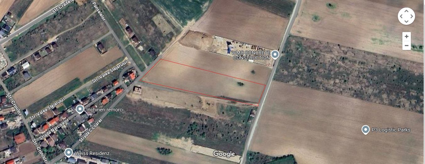 Dragomiresti Valea - Langa Centura, teren 15.600 mp, 35E/mp - Poză 1