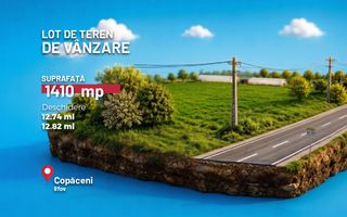 Teren intravilan, 705 mp, potential rezidential, Ecluzei, Copaceni, IF - Poză 1