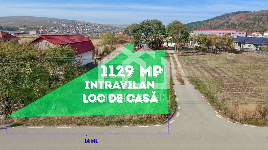 Loc de casa Jucu de Mijloc zona Panemar,  1129 mp | 14m front | asfalt - Poză 2