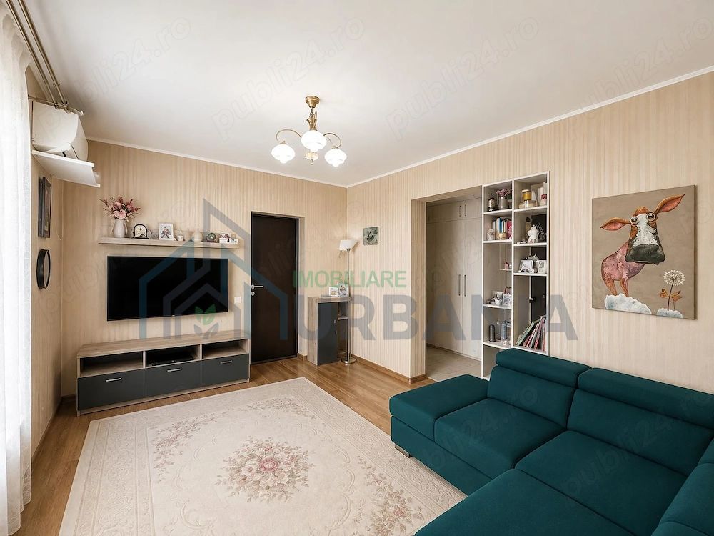 Apartament cu 2 camere, 56 mp utili + balcon 11,05 mp, etaj 2/2, Complex rezidențial privat - Poză 2
