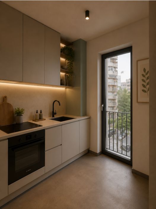 Apartament cu 1 camera la 3 minute de FSEGA-0% comision - Poză 7