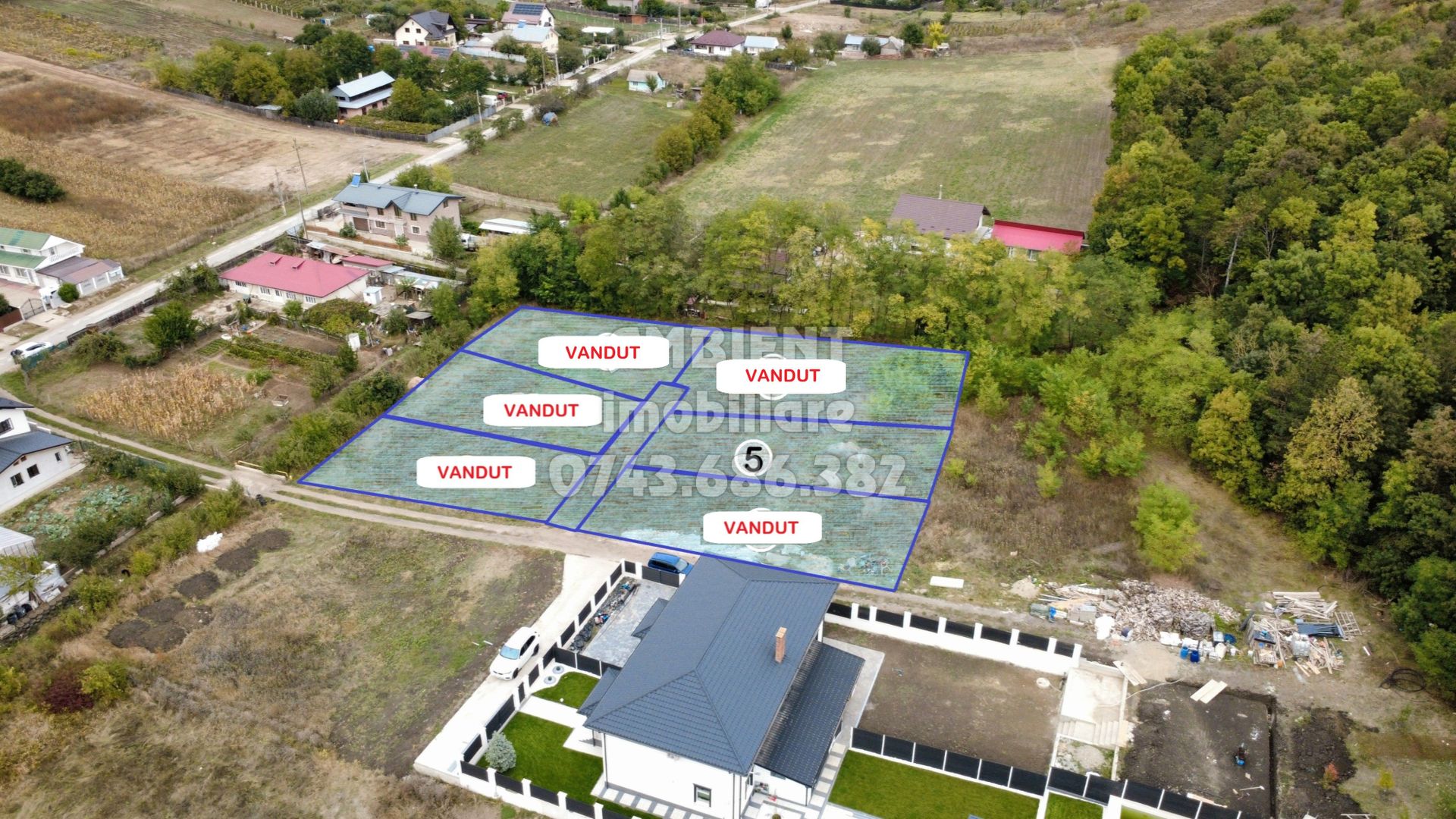 LOT de teren INTRAVILAN,  569 mp, VASLUI, zona Gura Bustei; - Poză 1