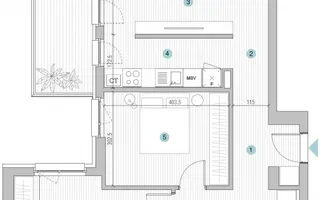 VANZARE APARTAMENT 3 CAMERE | STRAULESTI | 67MP | TERASA | COMPLEX NOU - Poză 19