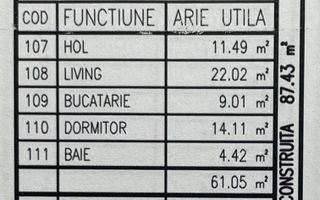 Apartament 2 camere, bloc nou, P+3, Ap.05, Et.1, Bl.7 - CP2462296 - Poză 7