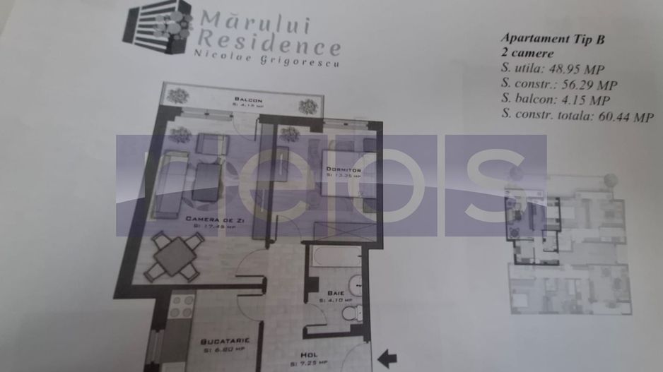 VANZARE APARTAMENT 2 CAMERE + LOC PARCARE SALAJAN 53MP CENTRALA PROPRIE - Poză 19