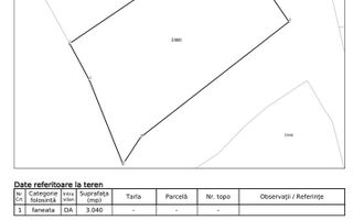 Teren intravilan, 3040 mp, Dealu Botii, com Belis, Comision 0 - Poză 6