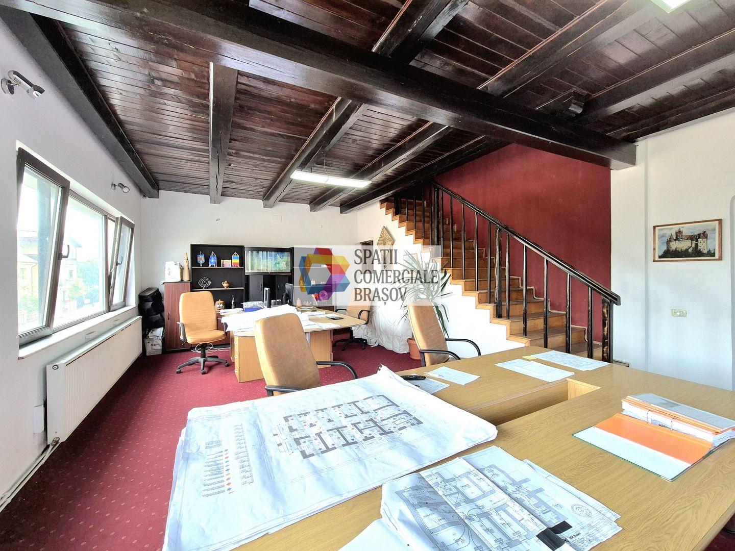 Spatiu birouri de închiriat Brașov 300 mp # spatii-comerciale-brasov.ro - Poză 6