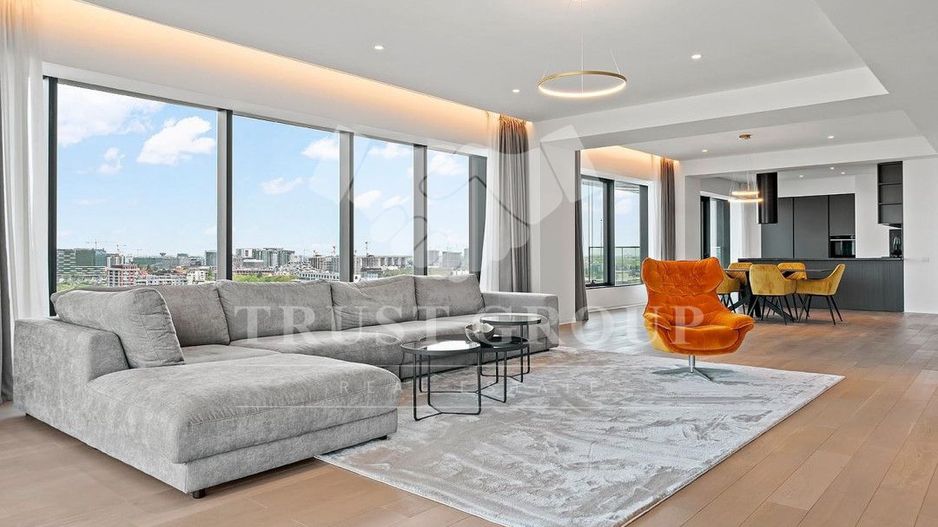 Apartament 4 camere One Floreasca | 222 mp | 4 bai | priveliste panoramica - Poză 9
