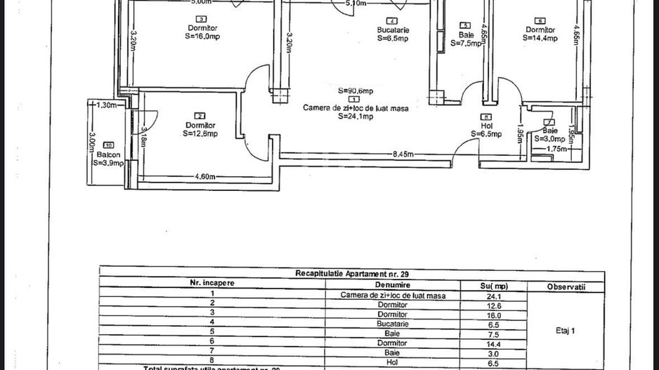 Apartament 4 camere | Etaj intermediar | Chinteni - Poză 14