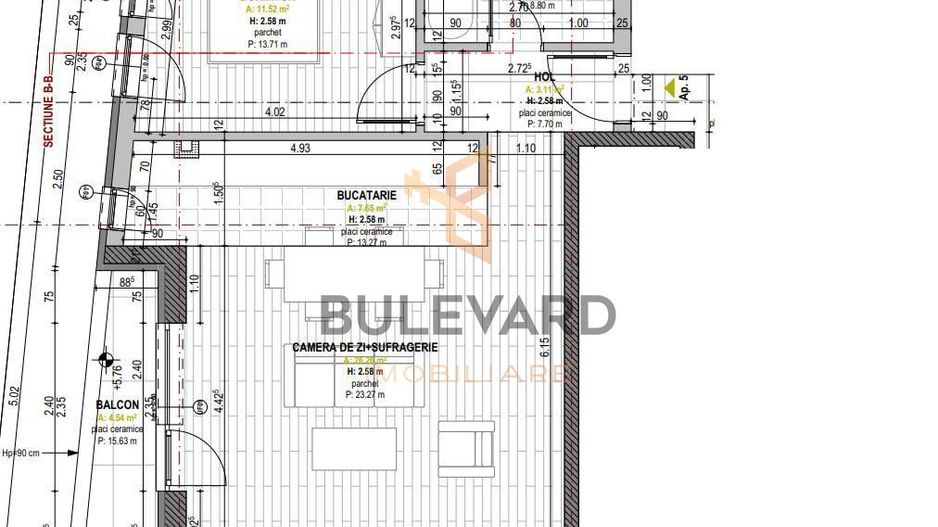 Apartament cu 2 camere, zona Iulius Mall! - Schiță 8