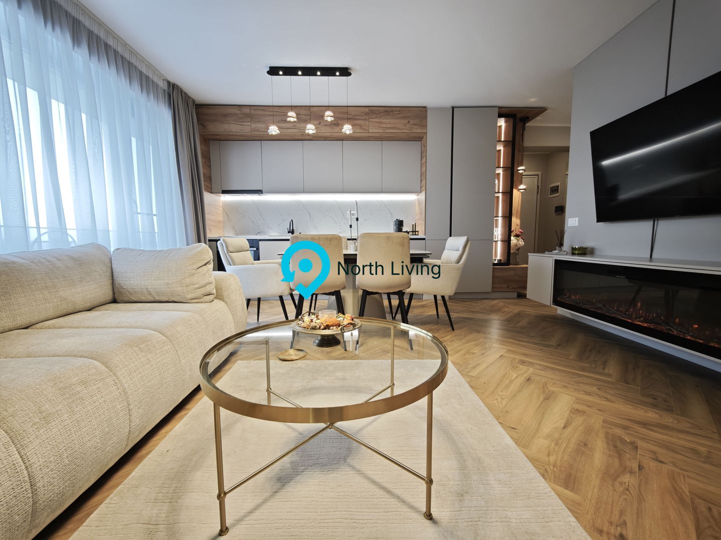 Apartament 3 Camere Elegant | Bloc Nou 2025 | Parcare | Nord - Poză 3