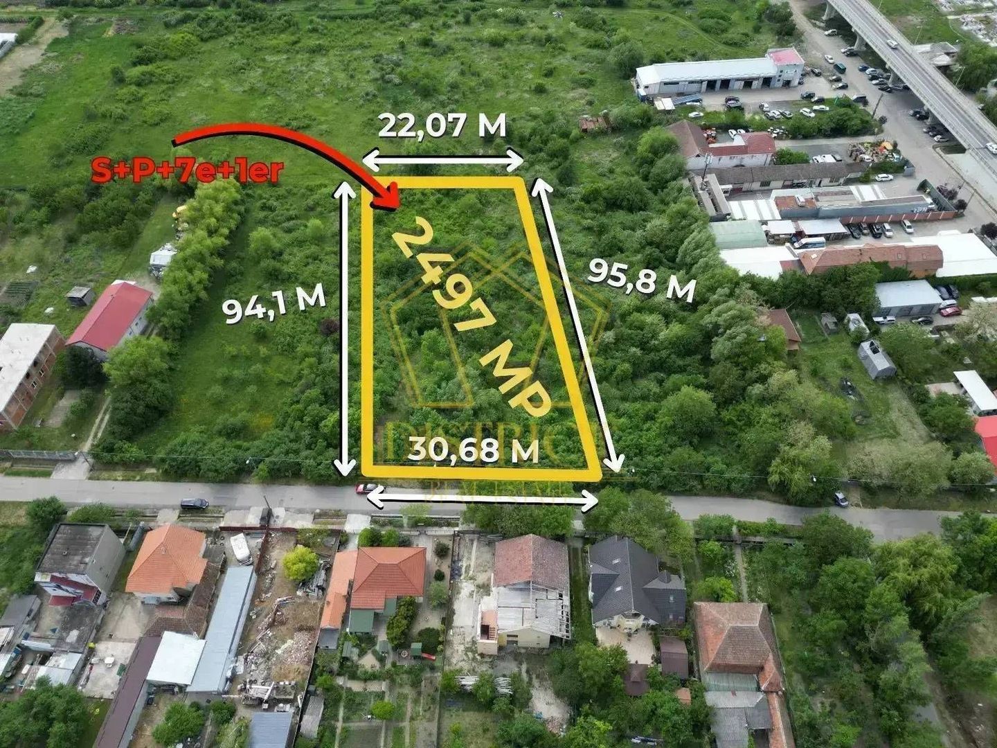 Teren de bloc S+P+7e+1er - 2500mp | Ronat - Poză 1