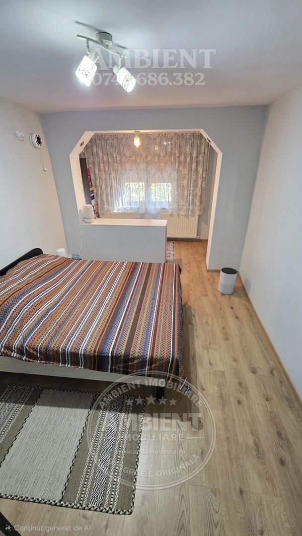 Apartament cu 2 camere, etaj 1, mobilat și utilat, VASLUI - zona COPOU; - Poză 10