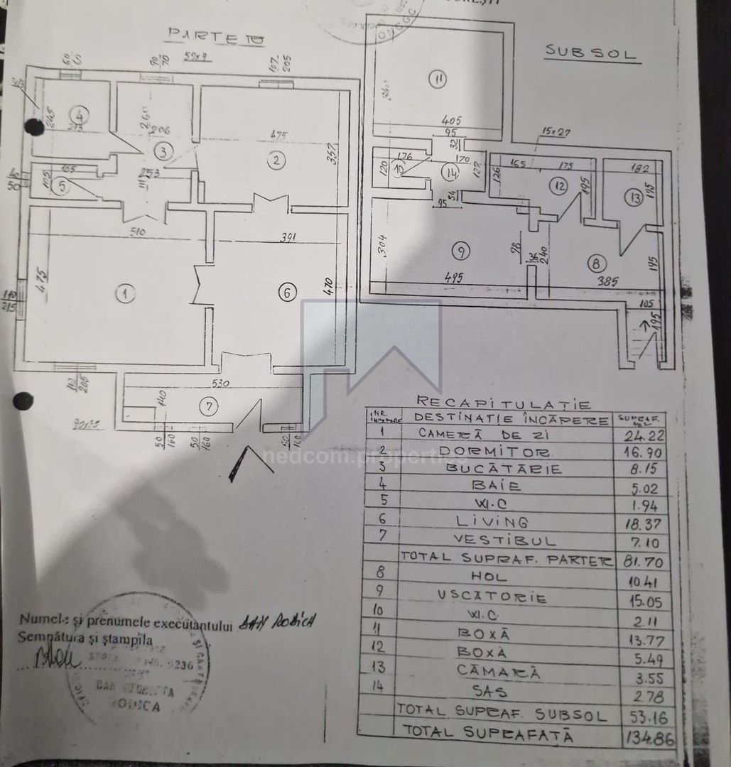 Vanzare Casa S+P zona Piata Romana - Caderea Bastiliei - Schiță 12