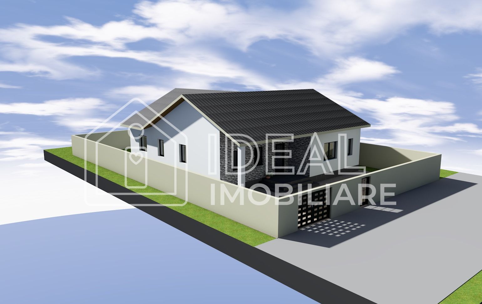 Casa Individuala pe un singur nivel cu 400 mp de teren, in Selimbar - Poză 1