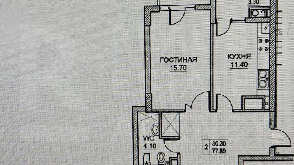 Vânzare, apartament, 2 camere, bd. Dacia, Botanica - Schiță 15