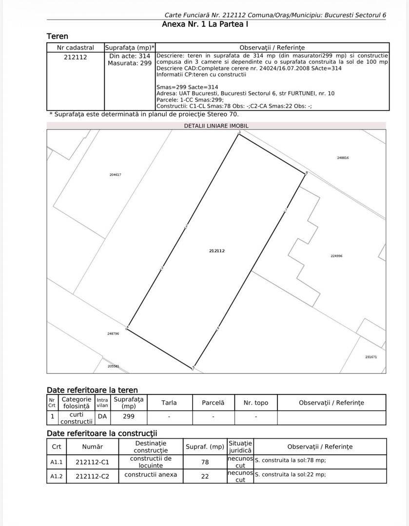 Teren 299 mp | Dublă deschidere | Gorjului – Parc Liniei - Poză 6