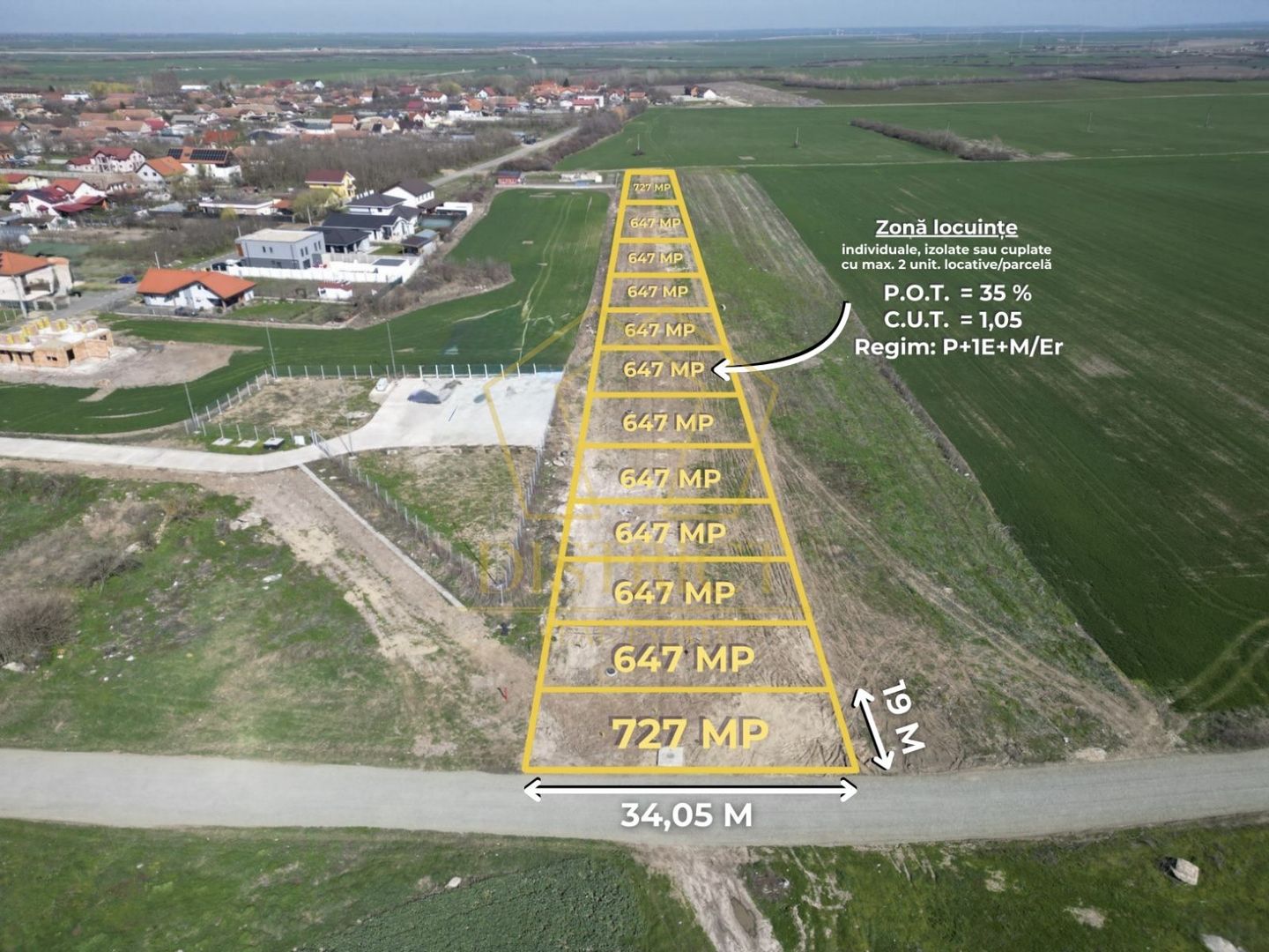 Teren pentru individuala sau duplex 727mp | Covaci - Poză 1