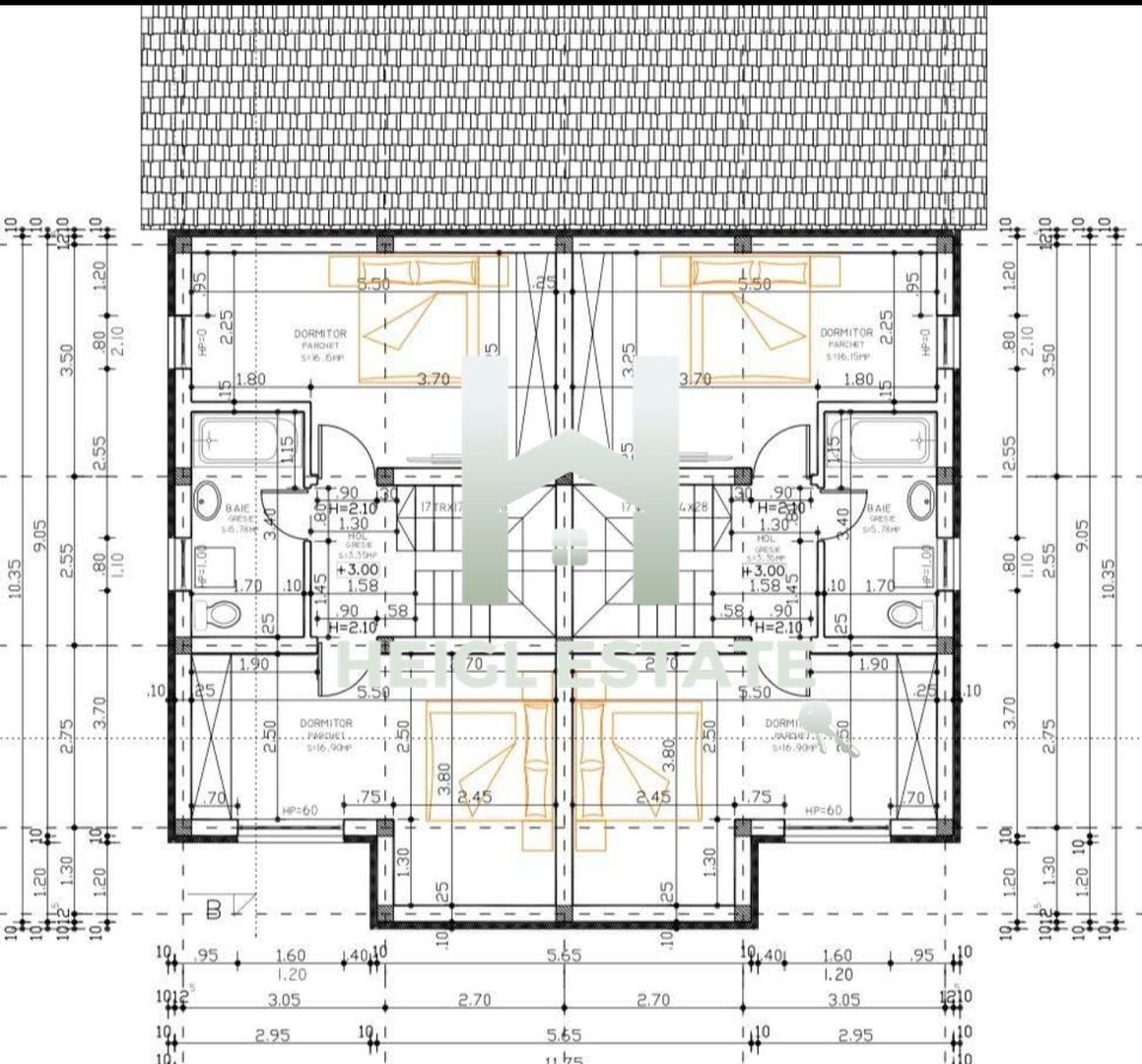 Duplex cu 3 camere si bucatarie inchisa in Mosnita Veche - Poză 7