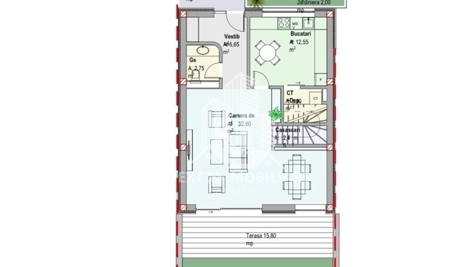 Casa 4 camere complex rezidential, 2 locuri de parcare , Palazu Mare - Poză 14