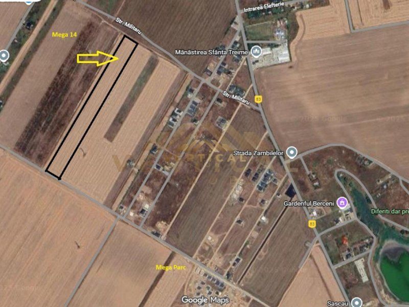 Ocazie, Teren 523 mp, rate, Berceni/ Vidra - Poză 1