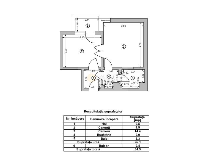 Garsoniera dubla  | Universitate | Necesita Renovare - Poză 6