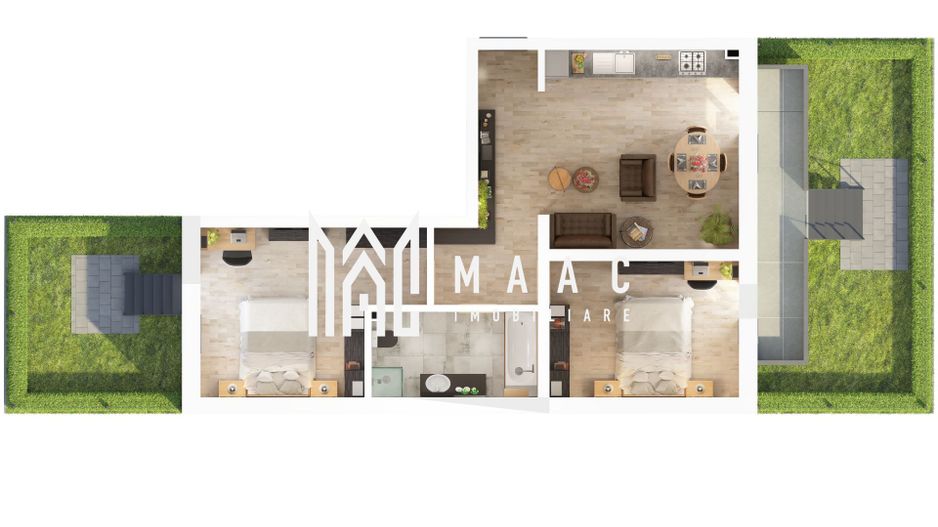 Apartament 3 camere I Doamna Stanca I Sibiu | Grădină 47 mp | Comision 0 - Poză 3