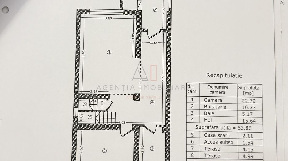 Casa S+P+1+M | 197 mp utili | Curte libera | COMISION 0 - Schiță 24