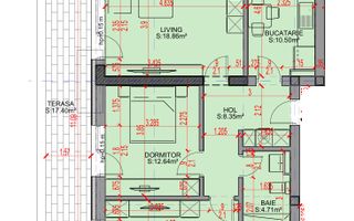Apartament 3 camere Promo Loc Parcare Theodor Pallady - Schiță 2