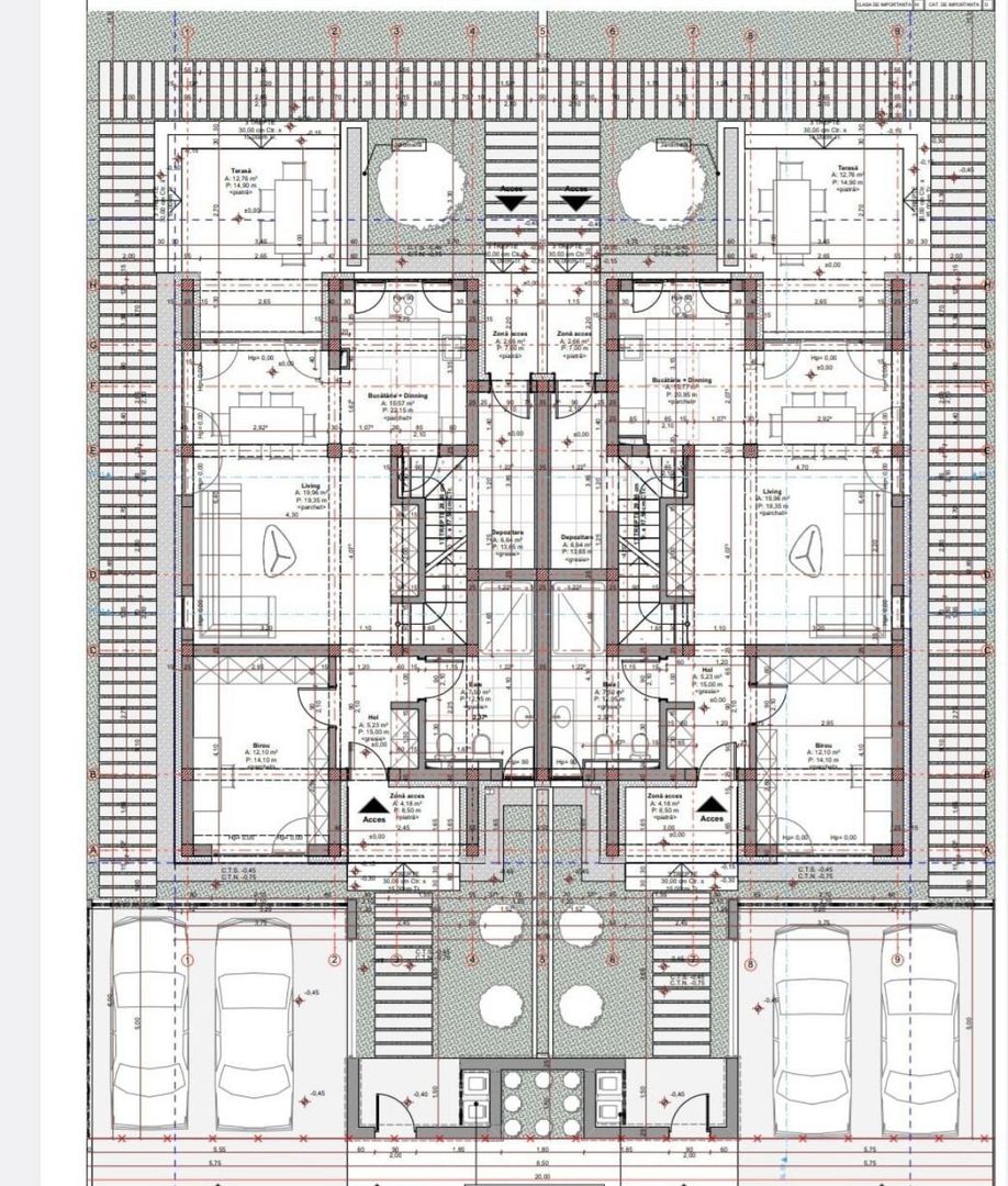 Duplex 4-camere-3 bai- despartit prin camere tehnica-165000€ Ghiroda - Poză 5